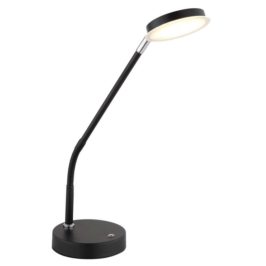 Globo - Lampada da tavolo dimmerabile a sfioramento LED/6,5W/230V 2700/3350/4000K nera