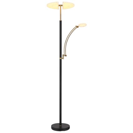 Globo - dimmbare LED-Stehlampe LED/40W/230V + LED/5,5W 2700/4000/6000K schwarz