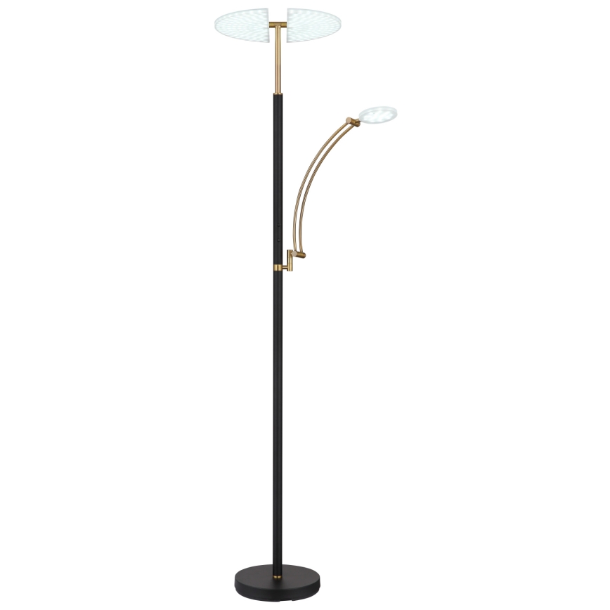 Globo - Lampadaire dimmable LED/40W/230V + LED/5,5W 2700/4000/6000K noir
