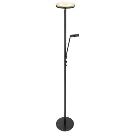 Globo - dimmbare LED-Stehleuchte LED/18,5W/230V + LED/4,5W 3000K schwarz