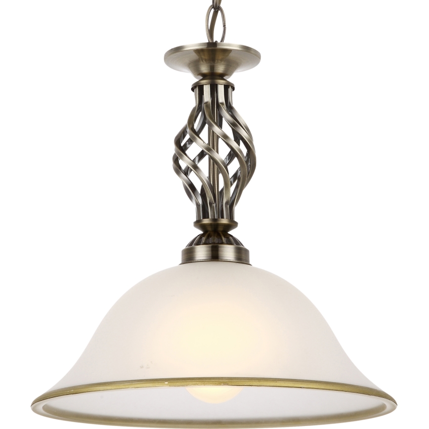 Globo - Lampadario a sospensione con catena 1xE27/60W/230V