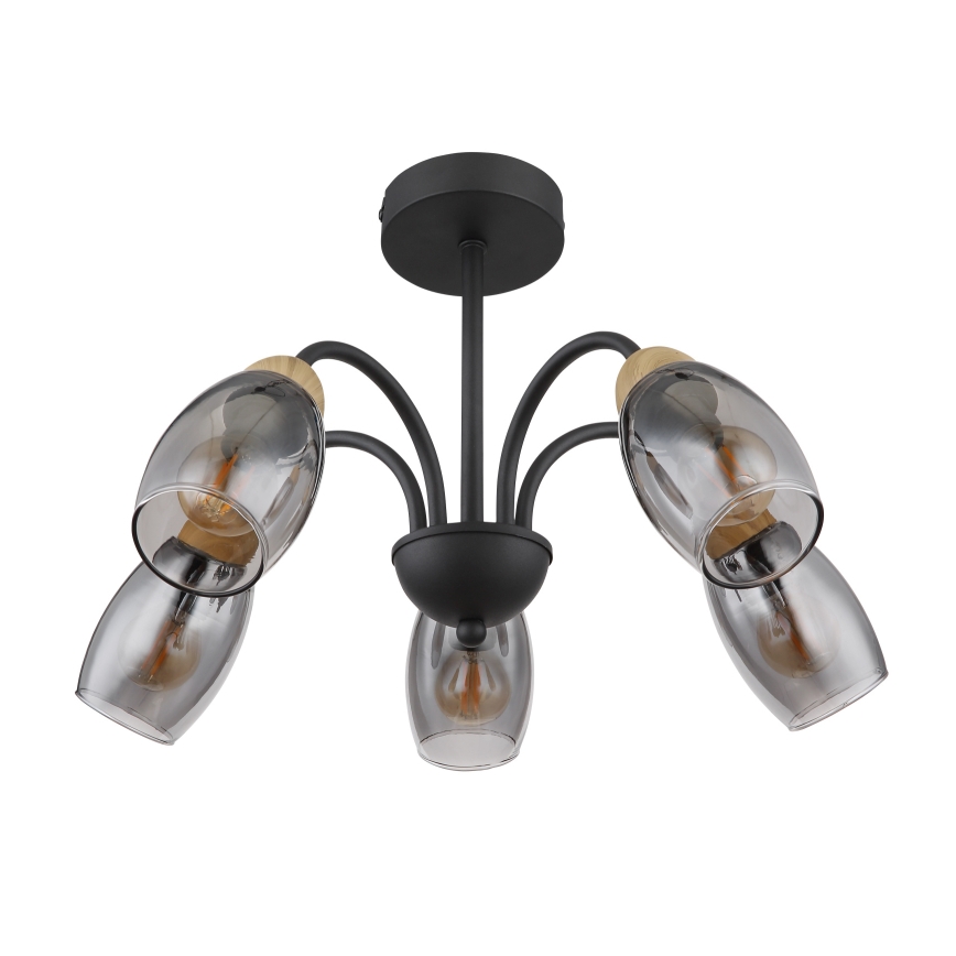 Globo - Lampadario a sospensione con supporto rigido 5xE14/25W/230V
