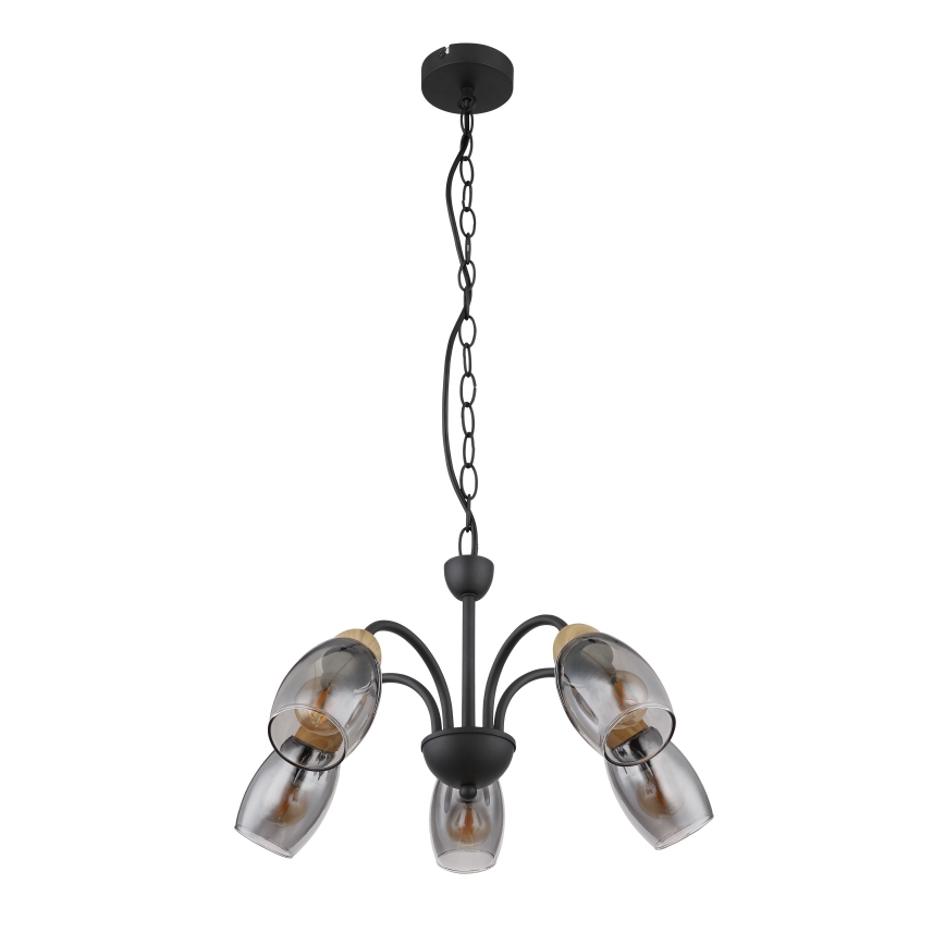 Globo - Lampadario a sospensione con catena 5xE14/25W/230V