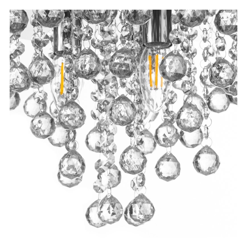 Globo - Plafonnier 3xE14/40W/230V d. 38 cm chrome brillant