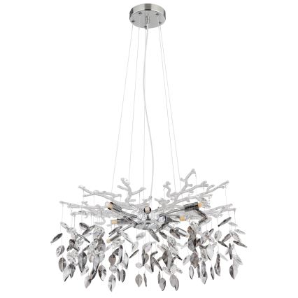 Globo - Suspension filaire 8xG9/8W/230V d. 61 cm chrome brillant