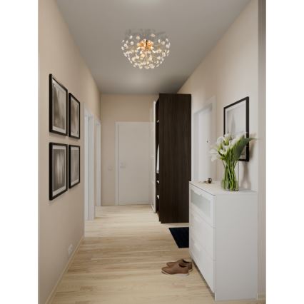 Globo - LED-Deckenleuchte 4xG9/3,5W/230V d 45 cm golden
