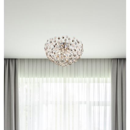 Globo - LED-Deckenleuchte 6xG9/3,5W/230V d 60 cm glänzendes Chrom