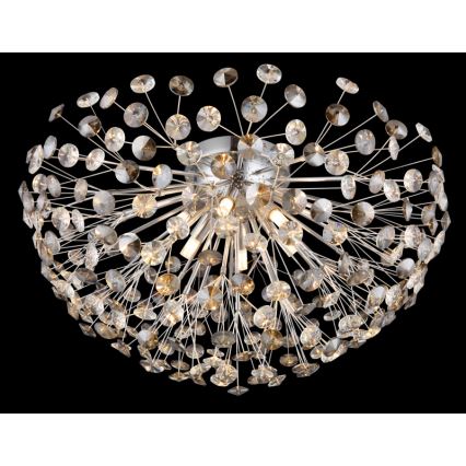 Globo - LED-Deckenleuchte 6xG9/3,5W/230V d 60 cm glänzendes Chrom