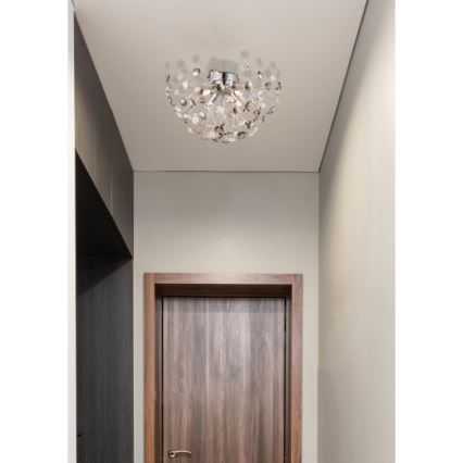 Globo - LED-Deckenleuchte 4xG9/3,5W/230V d 45 cm glänzendes Chrom