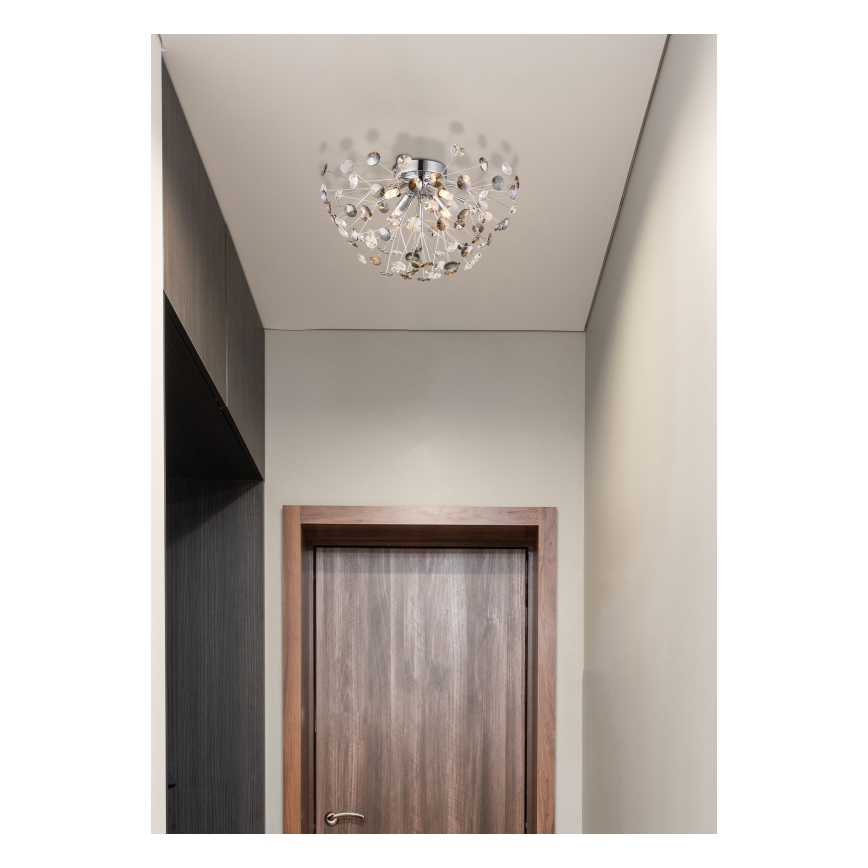 Globo - LED-Deckenleuchte 4xG9/3,5W/230V d 45 cm glänzendes Chrom