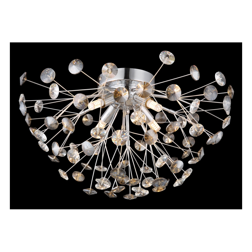 Globo - LED-Deckenleuchte 4xG9/3,5W/230V d 45 cm glänzendes Chrom