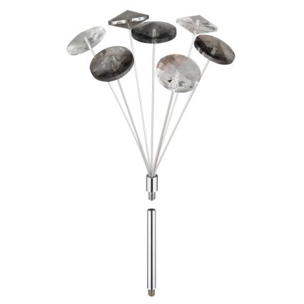 Globo - LED-Deckenleuchte 4xG9/3,5W/230V d 45 cm glänzendes Chrom
