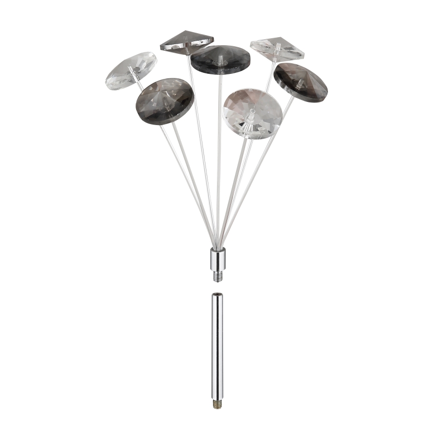 Globo - Plafoniera LED 4xG9/3,5W/230V diametro 45 cm cromo lucido