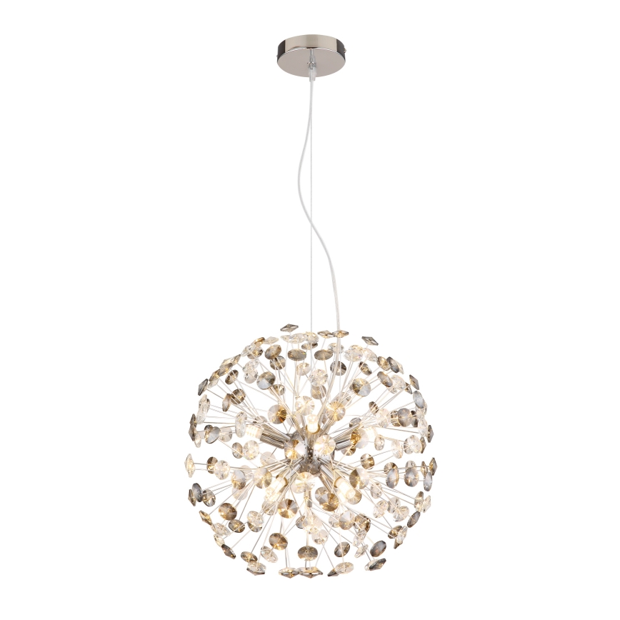 Globo - Lustre LED sur câble 8xG9/3,5W/230V chrome brillant