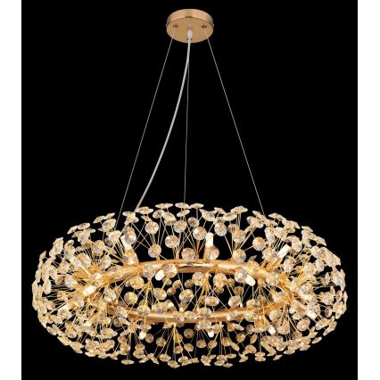 Globo - Lampadario di cristallo LED a sospensione con catena 20xG9/3,5W/230V