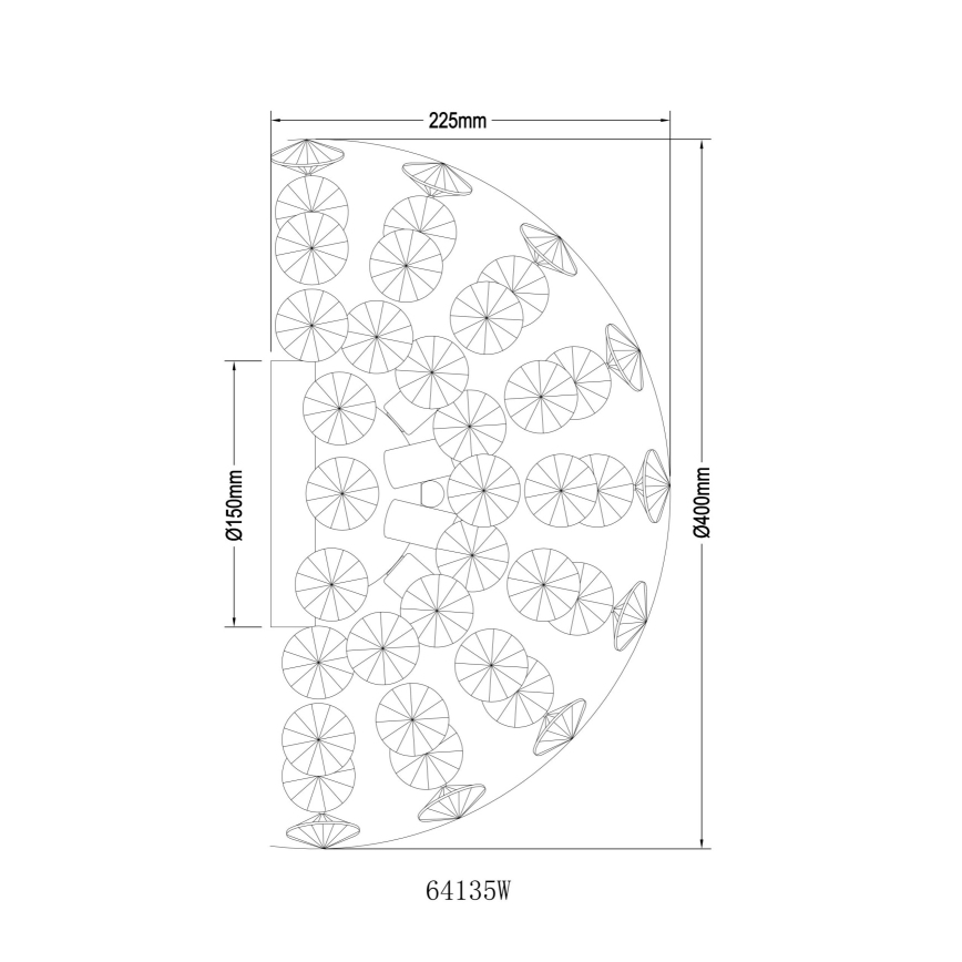 Globo - Applique murale LED 6xG9/3,5W/230V dorée
