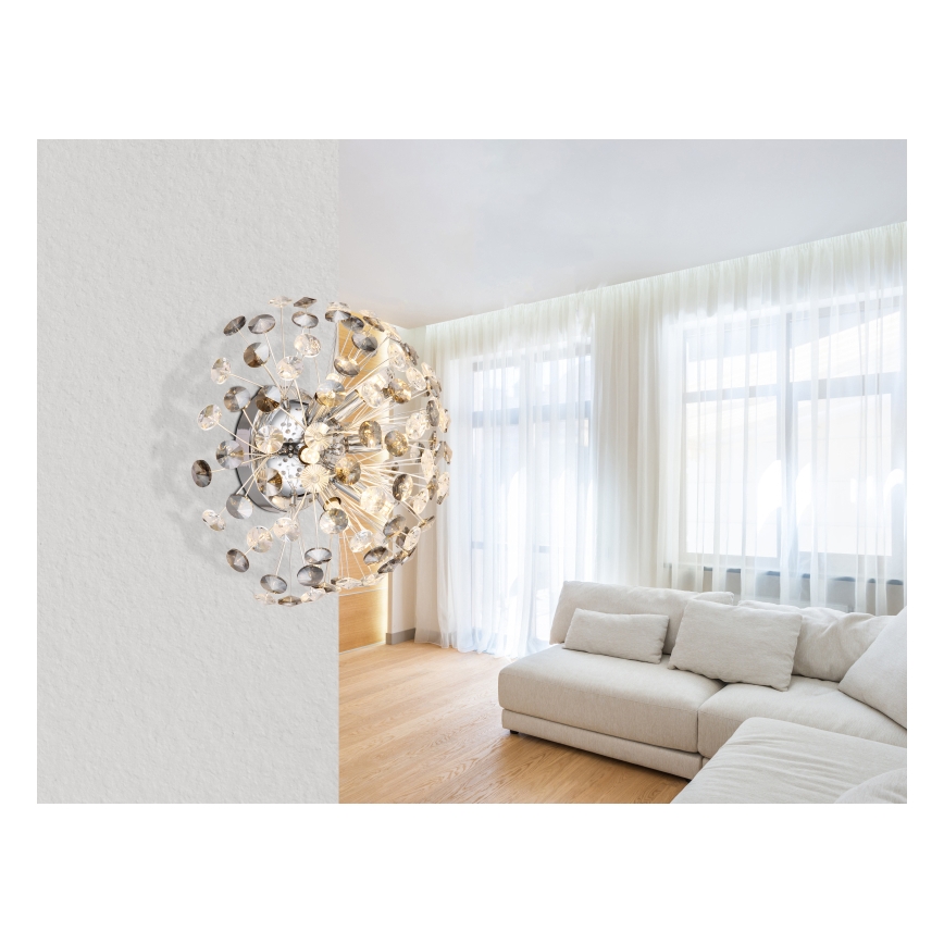 Globo - LED-Wandleuchte 6xG9/3,5W/230V glänzendes Chrom
