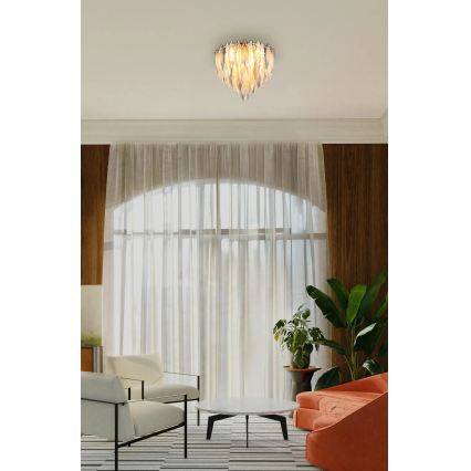 Globo - Plafoniera da soffitto 5x E14, 40W, 230V, Ø 42 cm