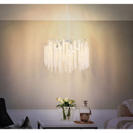 Globo - Suspension LED sur câble 6xG9/8W/230V