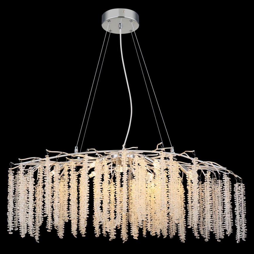 Globo - Lampadario a sospensione su cavo 9xG9/8W/230V