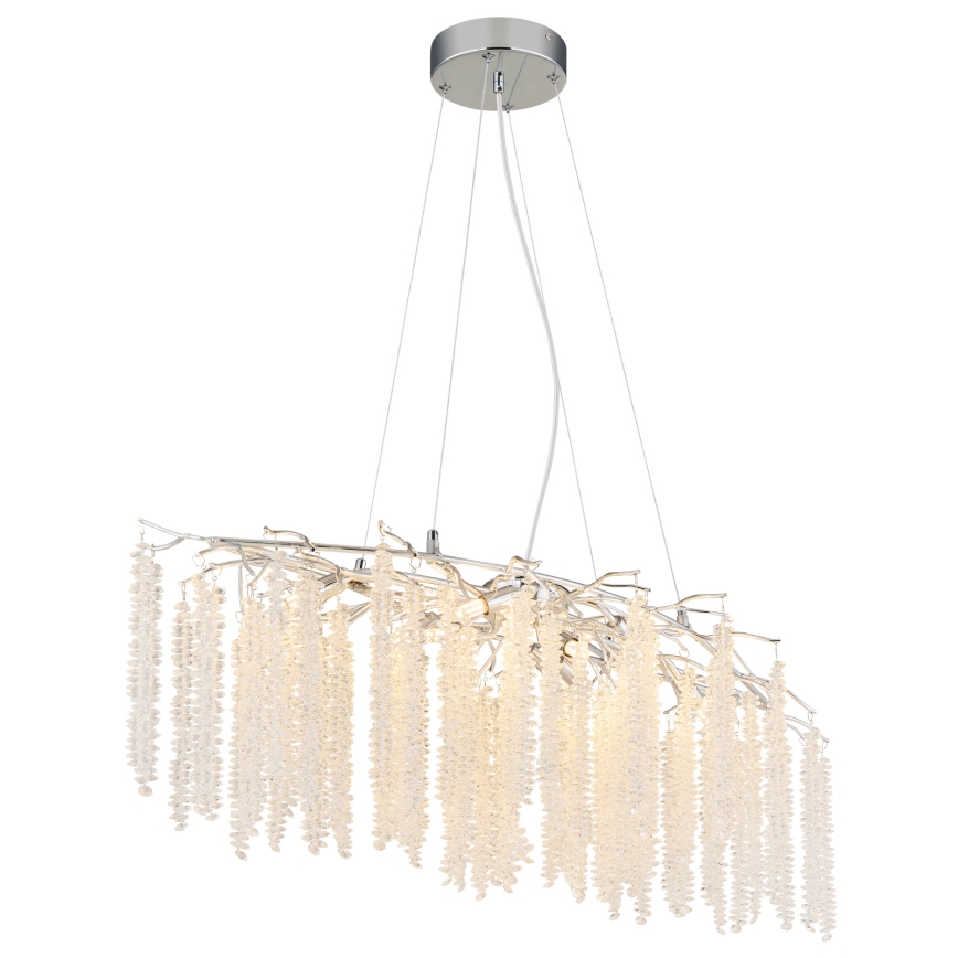 Globo - Lampadario a sospensione su cavo 9xG9/8W/230V