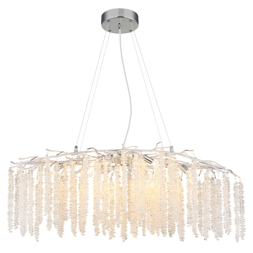 Globo - Lampadario a sospensione su cavo 9xG9/8W/230V