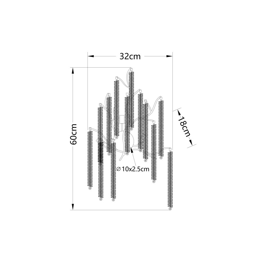 Globo - LED Wandleuchte 3xG9/8W/230V
