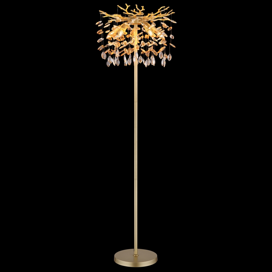 Globo - Lampadaire 5xE14/40W/230V doré
