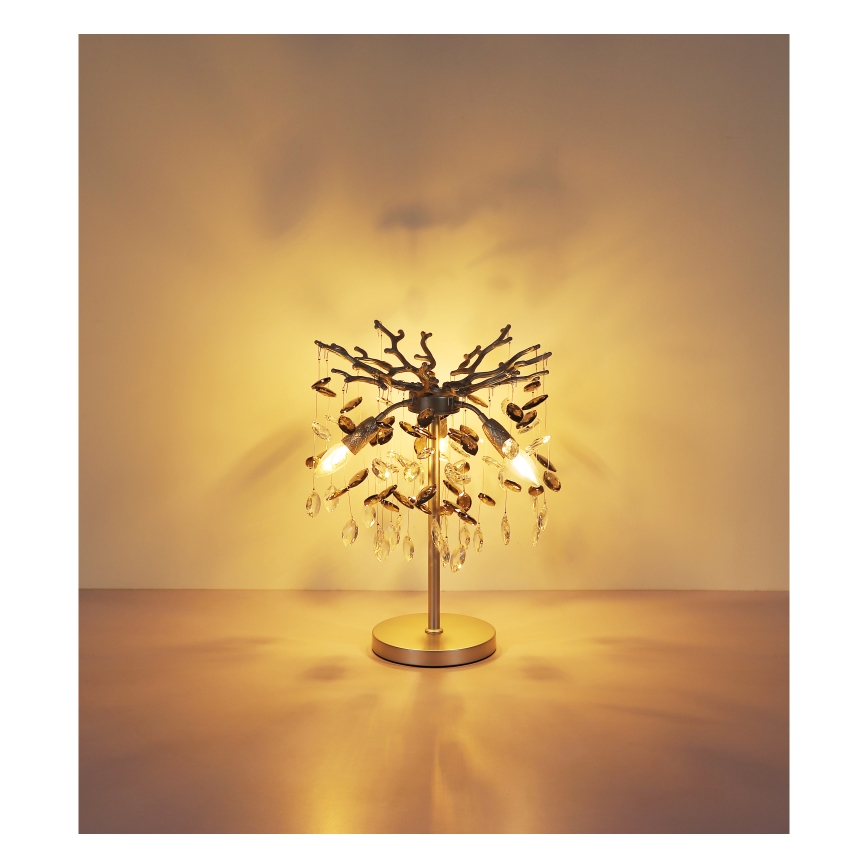 Globo - Lampada da tavolo 3xE14/40W/230V argento