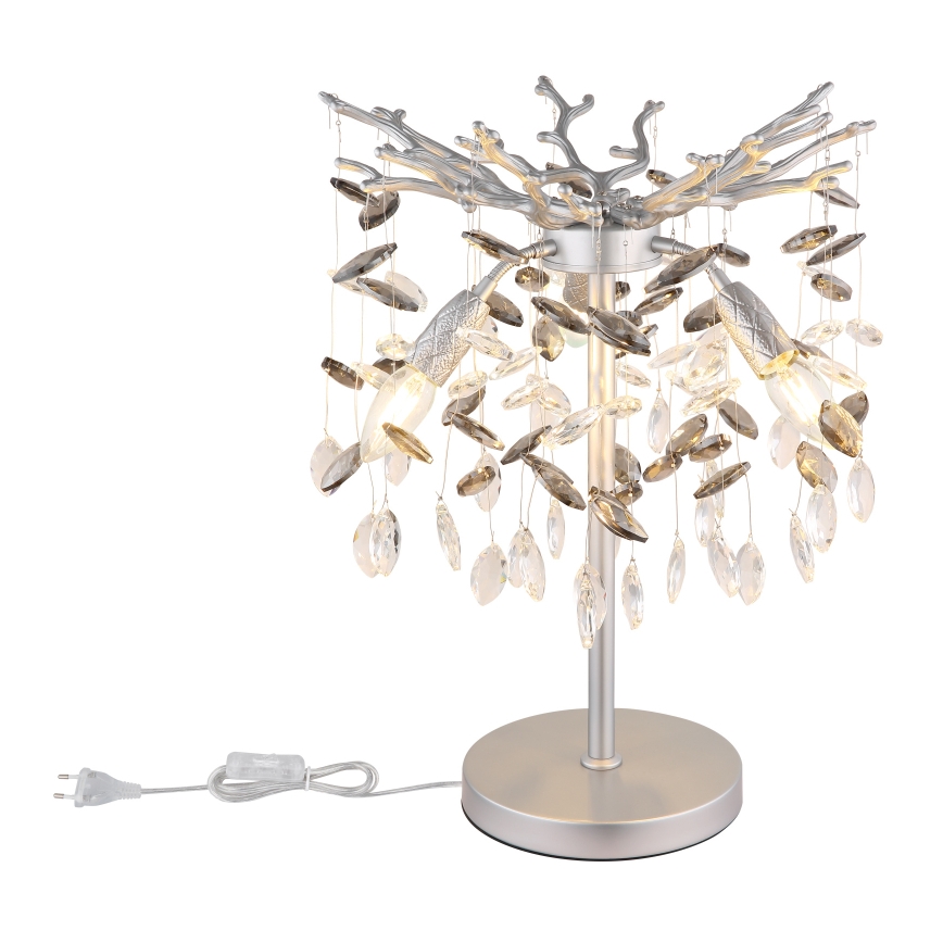 Globo - Lampada da tavolo 3xE14/40W/230V argento