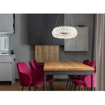 Globo - LED-Pendelleuchte an Stahlseil LED/50W/230V 4000K