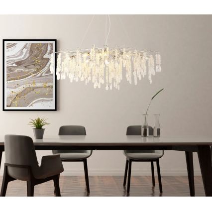 Globo - Lampadario a sospensione su cavo 12xE14/40W/230V