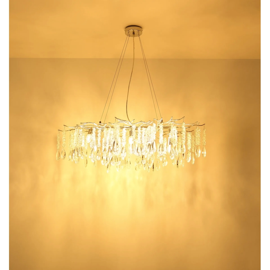Globo - Lampadario a sospensione su cavo 12xE14/40W/230V