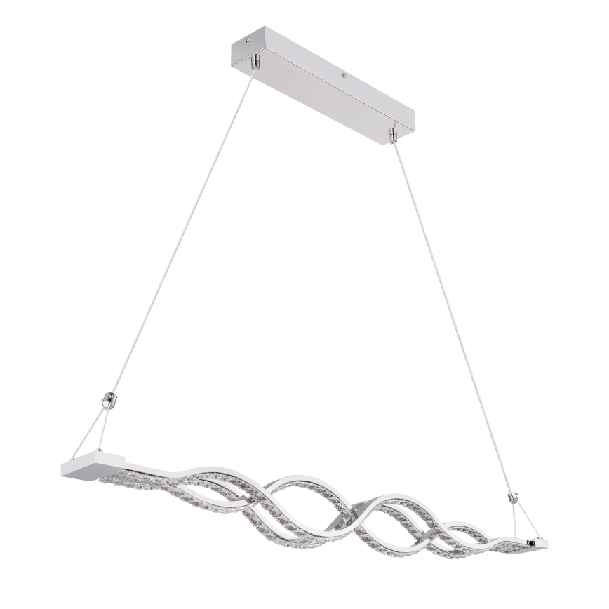 Globo - LED-dimmbare Pendelleuchte mit Seilaufhängung LED/30W/230V + Fernbedienung