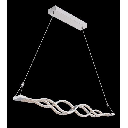 Globo - Lustre LED dimmable sur câble LED/30W/230V + télécommande