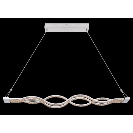 Globo - Lustre LED dimmable sur câble LED/30W/230V + télécommande