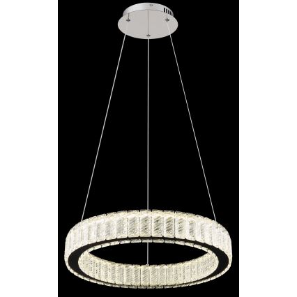 Globo - LED dimmbare Hängeleuchte an Seil LED/50W/230V 2700-6000K Ø 50 cm + Fernbedienung