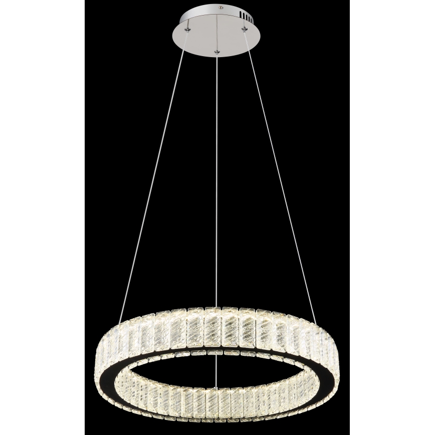 Globo - LED dimmbare Hängeleuchte an Seil LED/50W/230V 2700-6000K Ø 50 cm + Fernbedienung