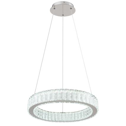 Globo - LED dimmbare Hängeleuchte an Seil LED/50W/230V 2700-6000K Ø 50 cm + Fernbedienung