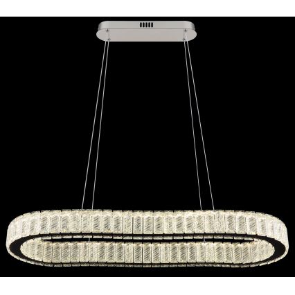 Globo - LED dimmbare Hängeleuchte an Seil LED/58W/230V 2700-6000K + Fernbedienung