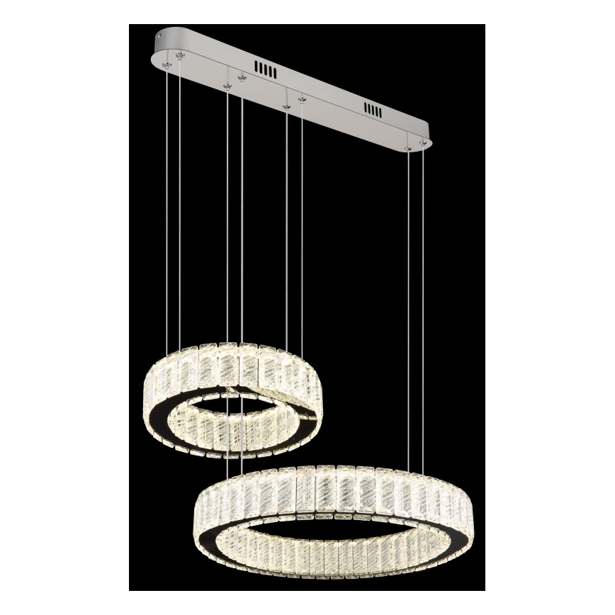 Globo - Lampadario a sospensione con filo LED dimmerabile LED/80W/230V 2700-6000K + telecomando