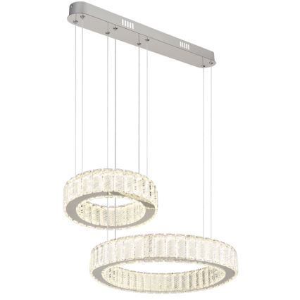 Globo - Lampadario a sospensione con filo LED dimmerabile LED/80W/230V 2700-6000K + telecomando