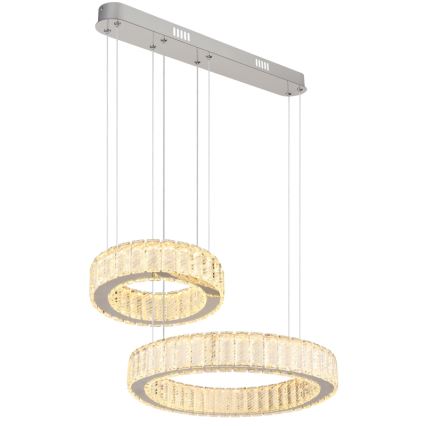 Globo - Lampadario a sospensione con filo LED dimmerabile LED/80W/230V 2700-6000K + telecomando
