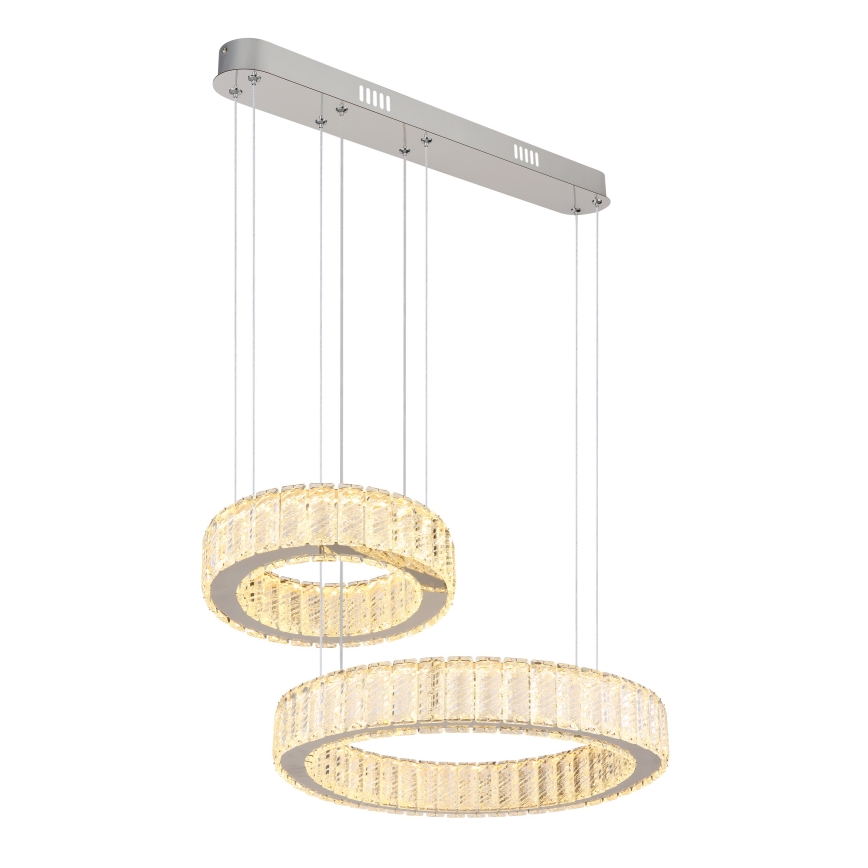 Globo - Lampadario a sospensione con filo LED dimmerabile LED/80W/230V 2700-6000K + telecomando