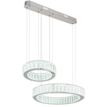 Globo - Lampadario a sospensione con filo LED dimmerabile LED/80W/230V 2700-6000K + telecomando