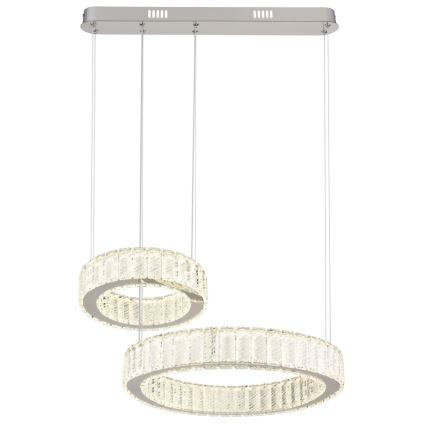 Globo - Lampadario a sospensione con filo LED dimmerabile LED/80W/230V 2700-6000K + telecomando