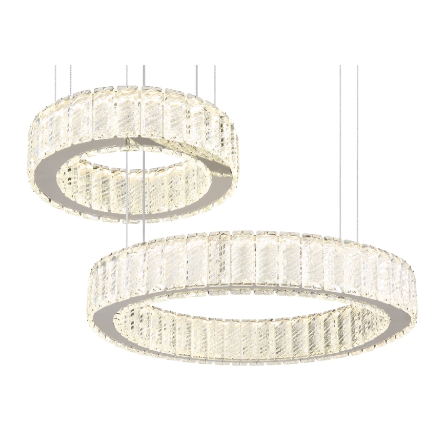 Globo - Lampadario a sospensione con filo LED dimmerabile LED/80W/230V 2700-6000K + telecomando