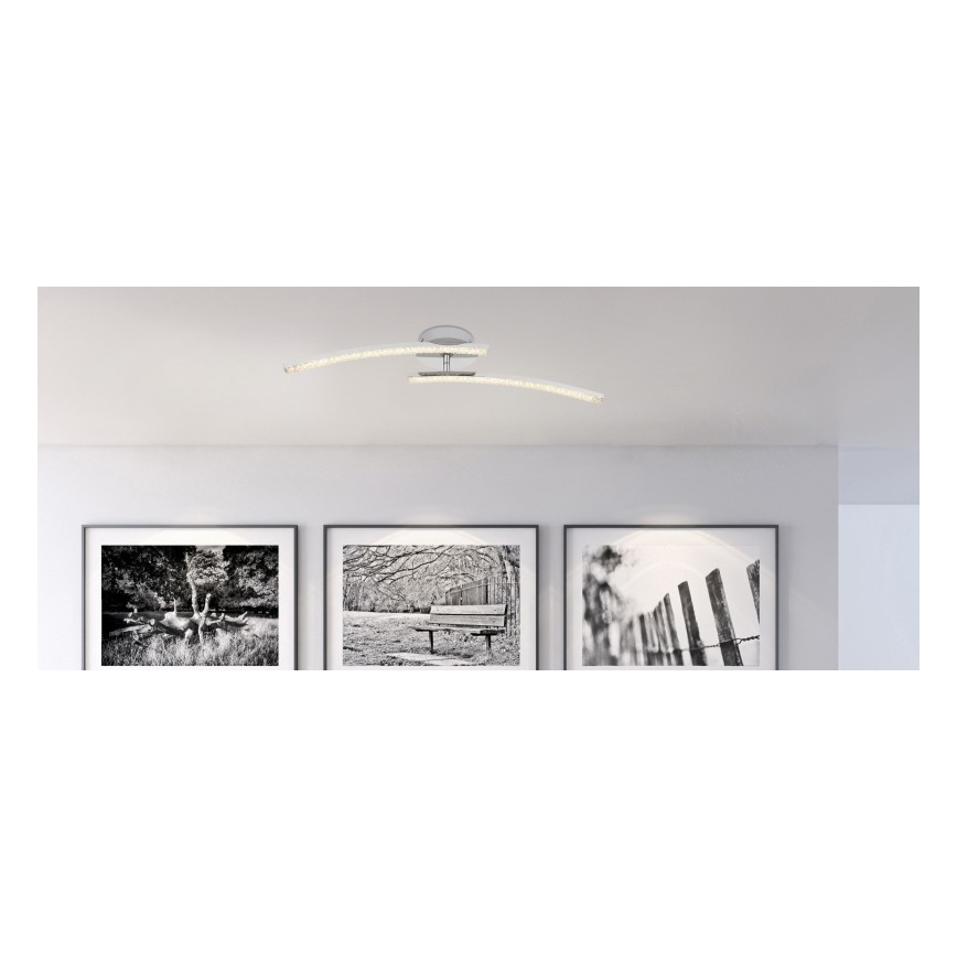 Globo - LED-Badezimmer-Aufbaukronleuchter 2xLED/6W/230V IP44
