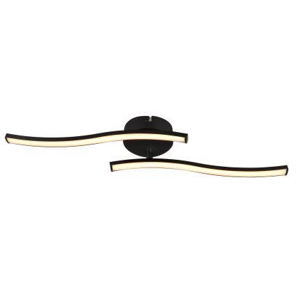 Globo - Lampadario a plafone LED LED/12W/230V 3000K nero