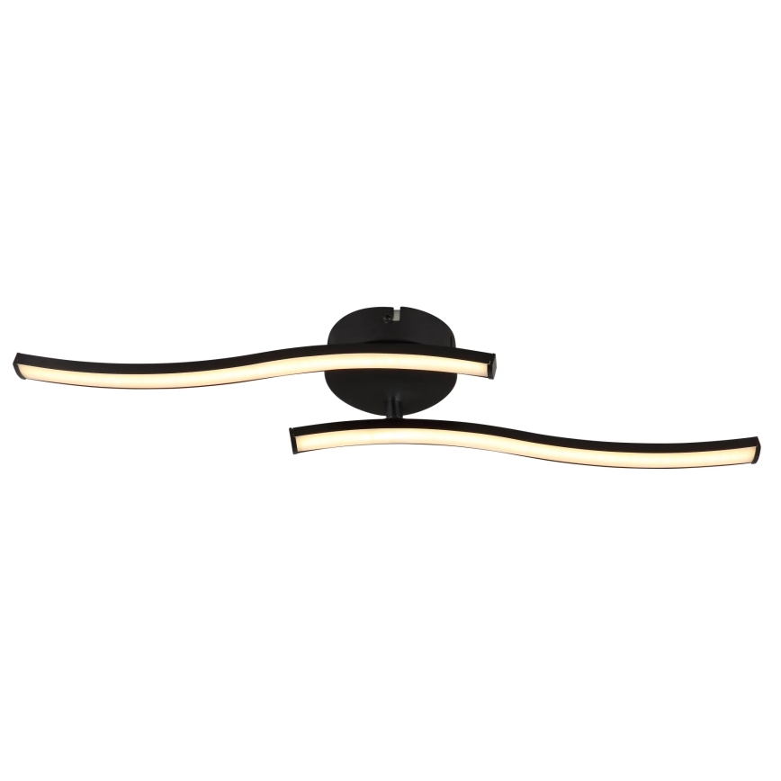 Globo - Lampadario a plafone LED LED/12W/230V 3000K nero